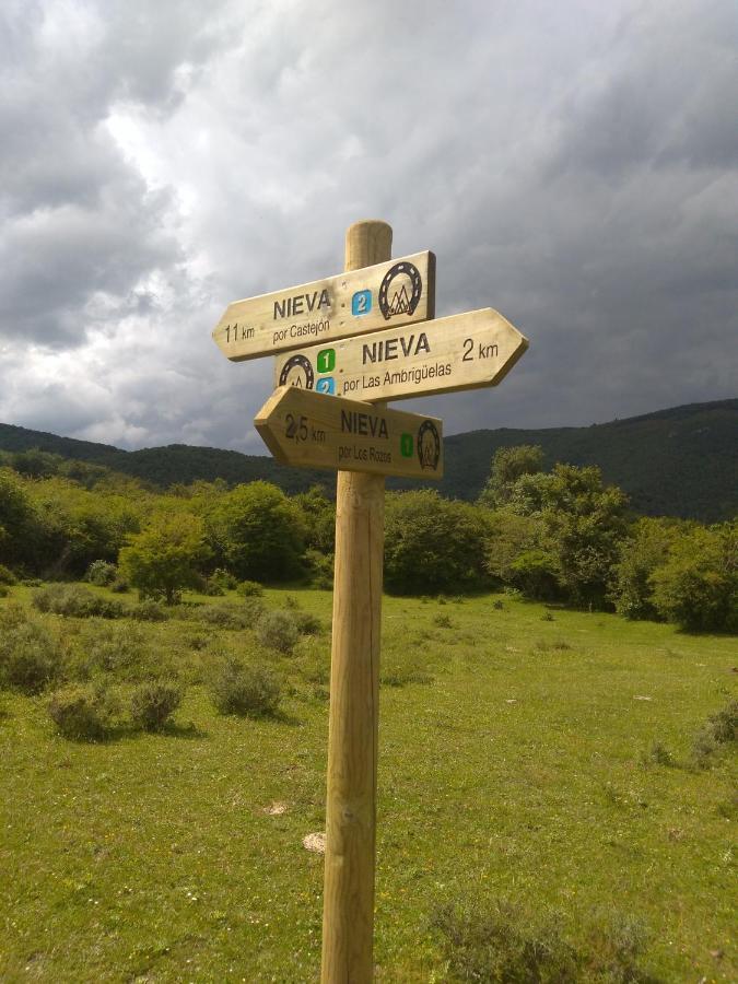 La Casa Nueva Pension Nieva de Cameros Buitenkant foto